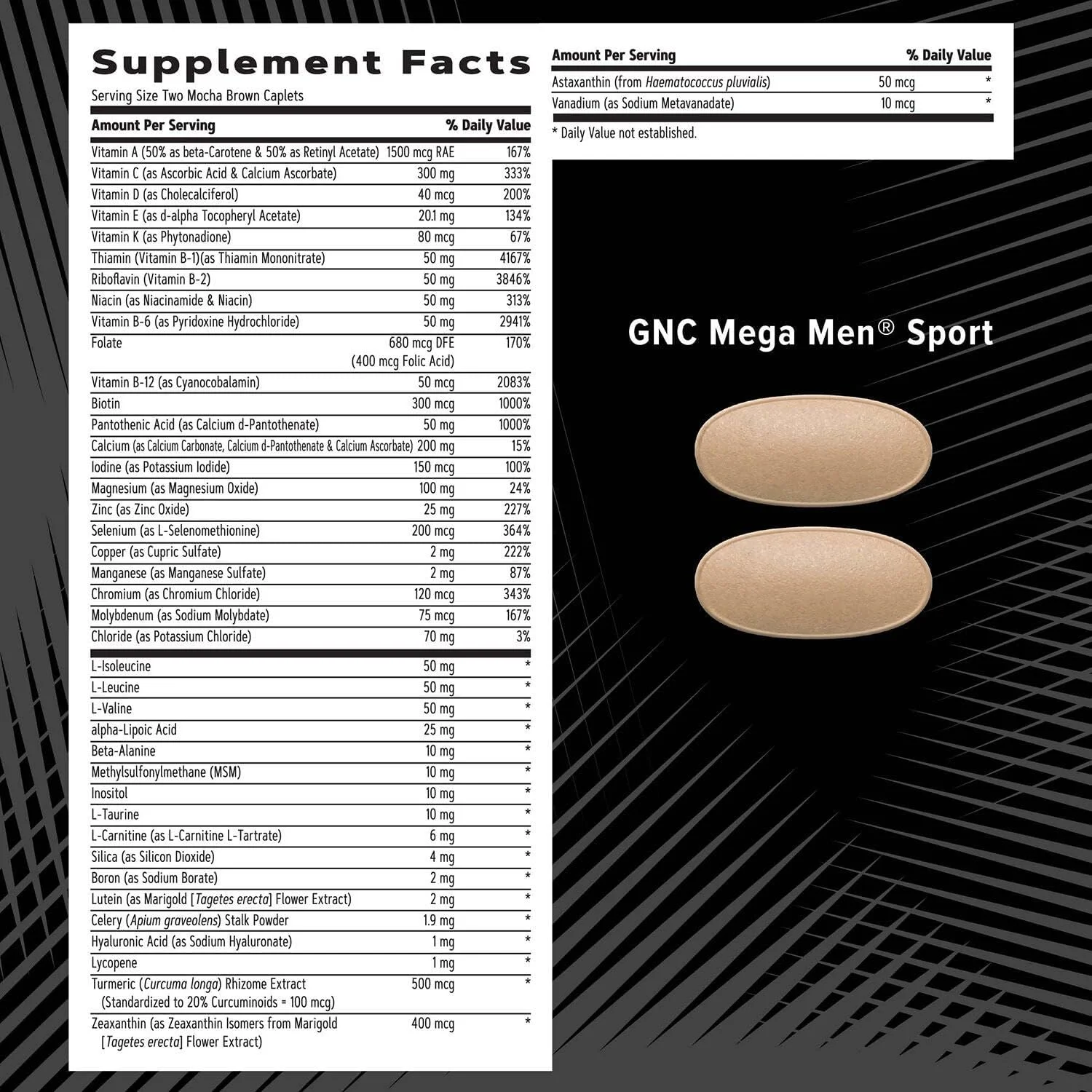 برنامه ویتامین GNC AMP Men’s Extreme Training Vitapak، ۵ محصول در ۱، بسته ویتامین مناسب برای عملکرد و استقامت، مولتی ویتامین بزرگسالان، مواد تشکیل دهنده اثبات شده، کافئین، نیتریک اکسید، ۳۰ روز برنامه ویتامین GNC AMP Men’s Extreme Training Vitapak، ۵ محصول در ۱، بسته ویتامین مناسب برای عملکرد و استقامت، مولتی ویتامین بزرگسالان، مواد تشکیل دهنده اثبات شده، کافئین، نیتریک اکسید، ۳۰ روز