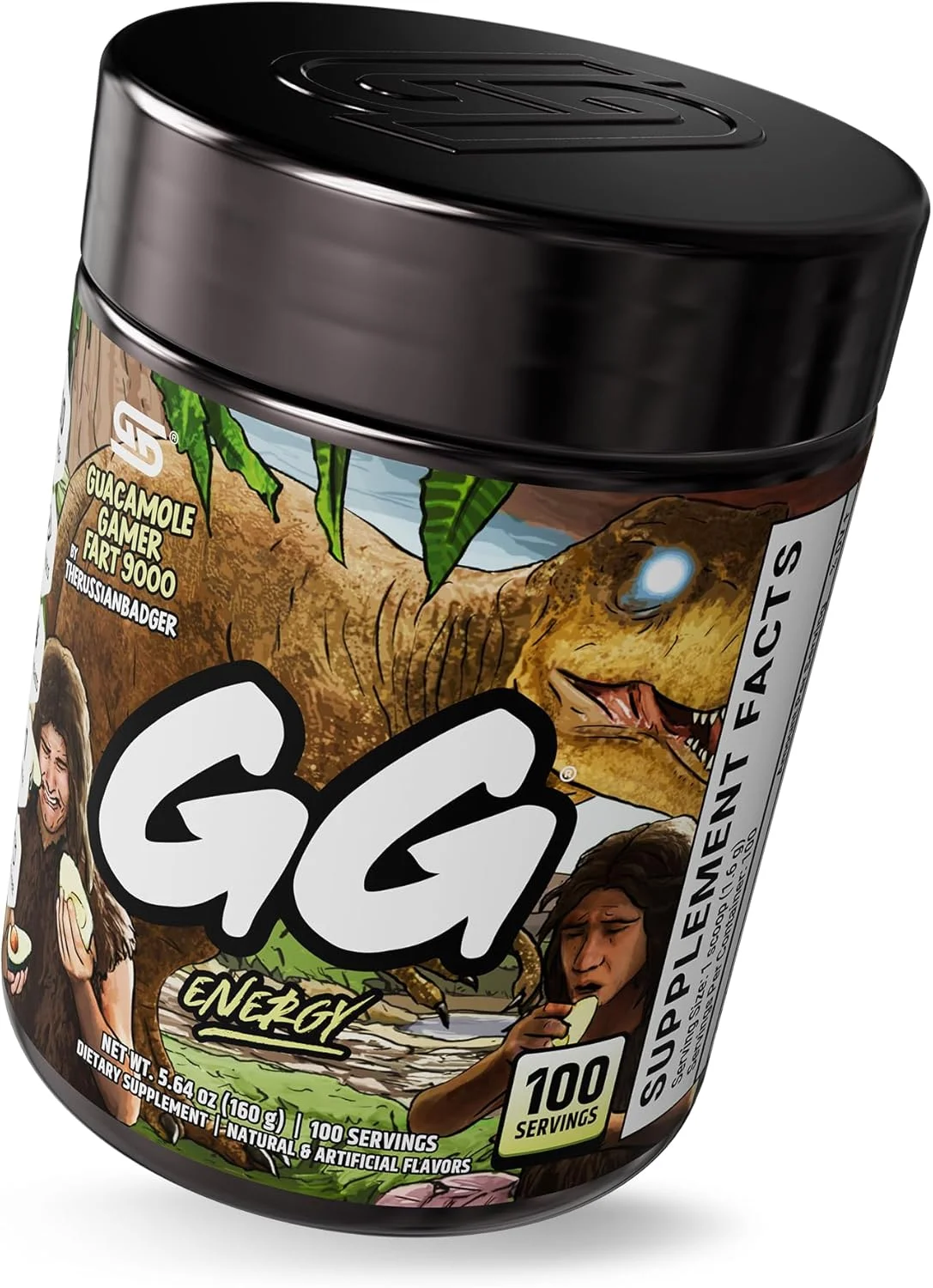 انرژی گیمر ساپس GG® - گوآکاموله گیمر فارت 9000 اثر TheRussianBadger (100 سروینگ) - انرژی گیمینگ سازگار با کتو و ترکیب نوتروپیک، بدون شکر + کافئین ارگانیک + ویتامین ها، نوشیدنی پودری انرژی گیمر ساپس GG® - گوآکاموله گیمر فارت 9000 اثر TheRussianBadger (100 سروینگ) - انرژی گیمینگ سازگار با کتو و ترکیب نوتروپیک، بدون شکر + کافئین ارگانیک + ویتامین ها، نوشیدنی پودری