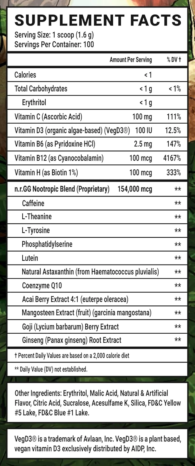 انرژی گیمر ساپس GG® - گوآکاموله گیمر فارت 9000 اثر TheRussianBadger (100 سروینگ) - انرژی گیمینگ سازگار با کتو و ترکیب نوتروپیک، بدون شکر + کافئین ارگانیک + ویتامین ها، نوشیدنی پودری انرژی گیمر ساپس GG® - گوآکاموله گیمر فارت 9000 اثر TheRussianBadger (100 سروینگ) - انرژی گیمینگ سازگار با کتو و ترکیب نوتروپیک، بدون شکر + کافئین ارگانیک + ویتامین ها، نوشیدنی پودری
