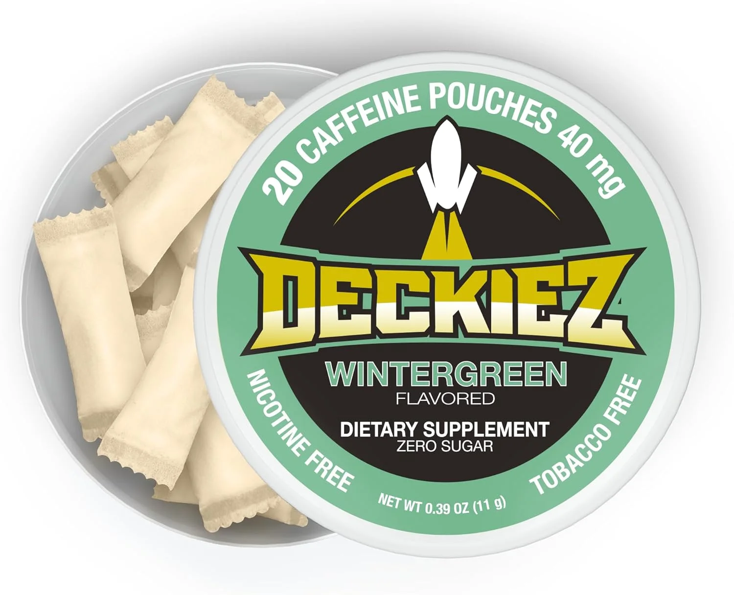 پدهای انرژی Deckiez، 5 قوطی (100 سروینگ)، مکمل کافئین بدون شکر، پدهای قهوه و جایگزین نوشیدنی انرژی زا، پدهای 50 میلی گرم کافئین، طعم وینترگرین (20 عدد (بسته 1 عددی)) پدهای انرژی Deckiez، 5 قوطی (100 سروینگ)، مکمل کافئین بدون شکر، پدهای قهوه و جایگزین نوشیدنی انرژی زا، پدهای 50 میلی گرم کافئین، طعم وینترگرین (20 عدد (بسته 1 عددی))