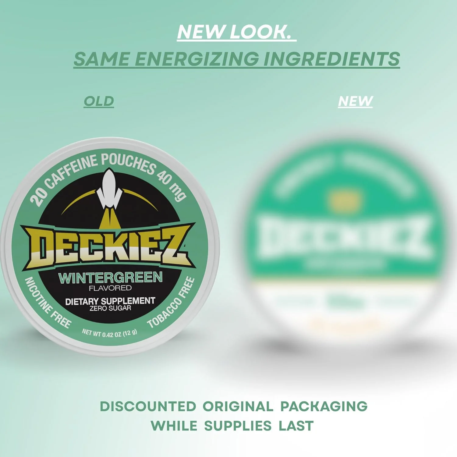 پدهای انرژی Deckiez، 5 قوطی (100 سروینگ)، مکمل کافئین بدون شکر، پدهای قهوه و جایگزین نوشیدنی انرژی زا، پدهای 50 میلی گرم کافئین، طعم وینترگرین (20 عدد (بسته 1 عددی)) پدهای انرژی Deckiez، 5 قوطی (100 سروینگ)، مکمل کافئین بدون شکر، پدهای قهوه و جایگزین نوشیدنی انرژی زا، پدهای 50 میلی گرم کافئین، طعم وینترگرین (20 عدد (بسته 1 عددی))