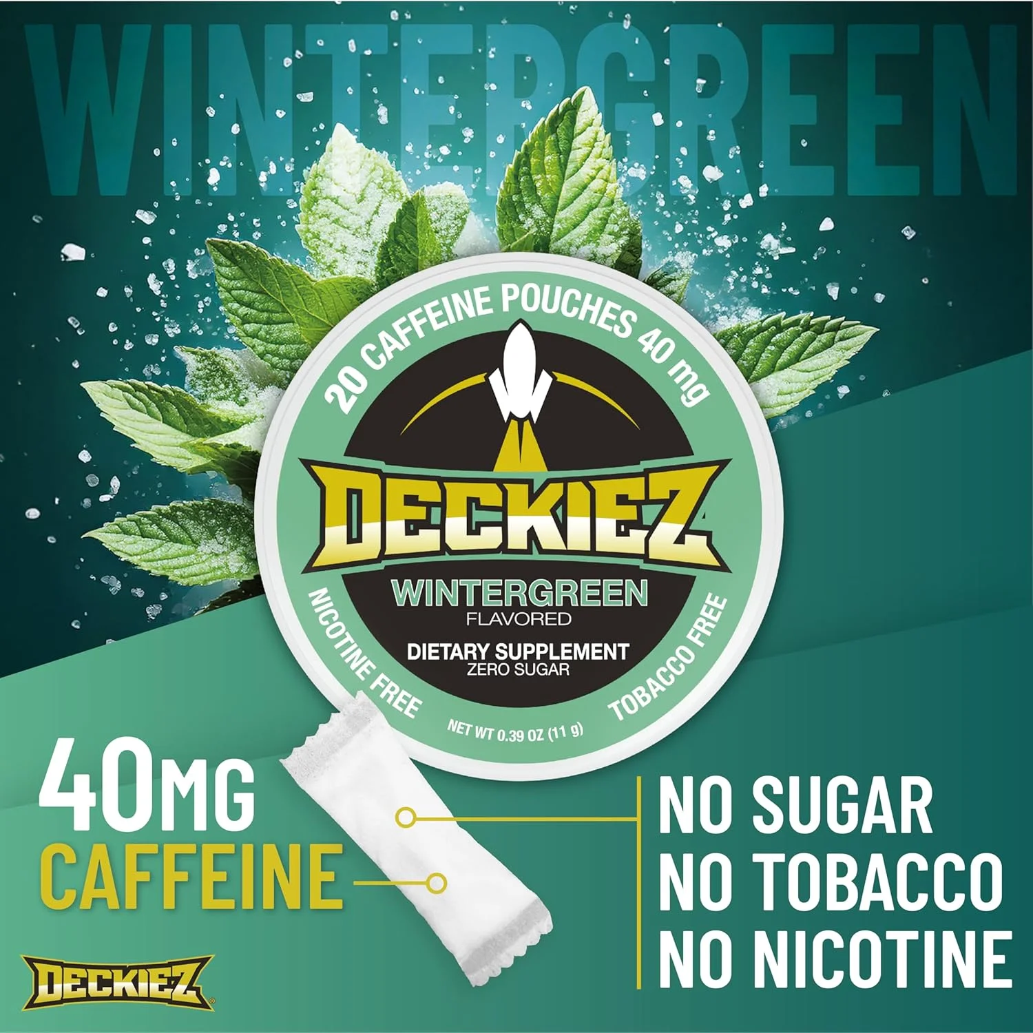 پدهای انرژی Deckiez، 5 قوطی (100 سروینگ)، مکمل کافئین بدون شکر، پدهای قهوه و جایگزین نوشیدنی انرژی زا، پدهای 50 میلی گرم کافئین، طعم وینترگرین (20 عدد (بسته 1 عددی)) پدهای انرژی Deckiez، 5 قوطی (100 سروینگ)، مکمل کافئین بدون شکر، پدهای قهوه و جایگزین نوشیدنی انرژی زا، پدهای 50 میلی گرم کافئین، طعم وینترگرین (20 عدد (بسته 1 عددی))