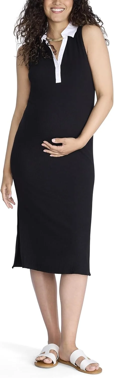 لباس بارداری میدی پولو بدون آستین زنانه مادرهود