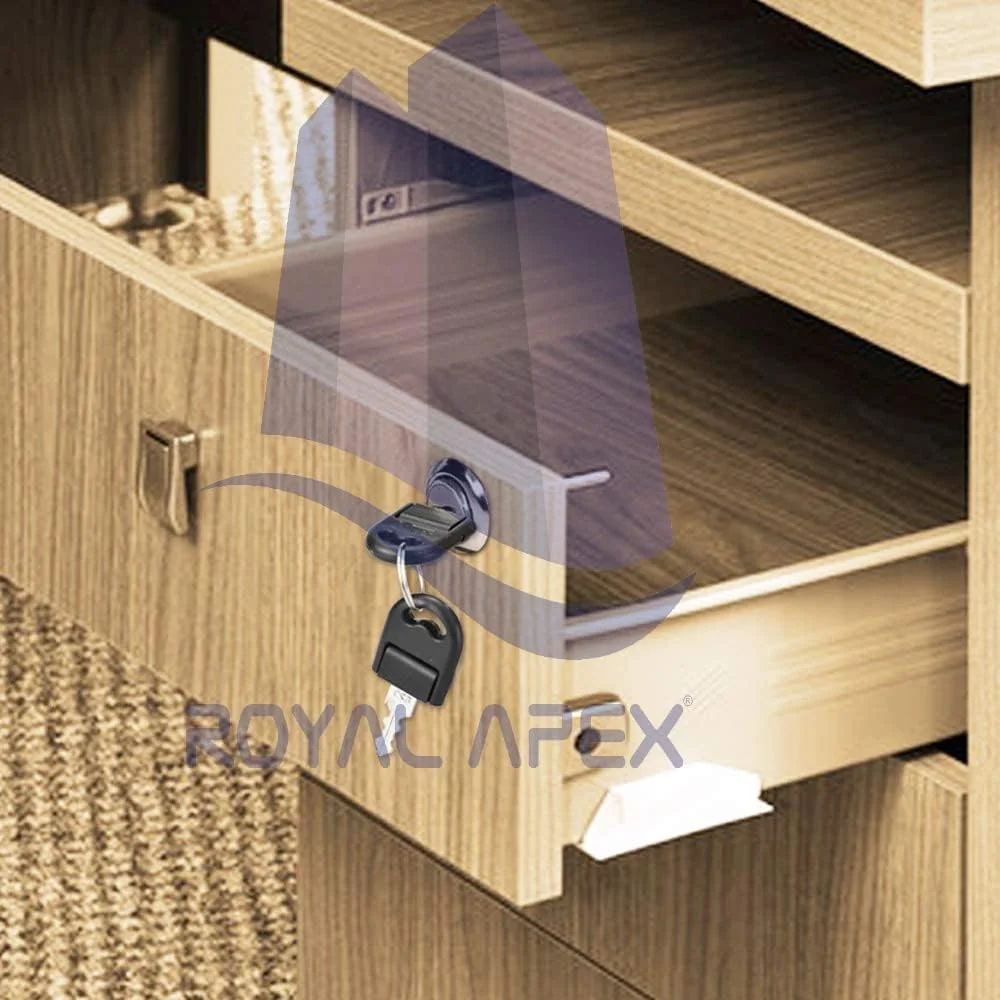 قفل کشو رویال اپکس، قفل پلانجری با کلید آلیاژ روی فایل کابینت قفل کم کابینت قفل درب کابینت برای کابینت های بایگانی کمد ویترین قفل کشو رویال اپکس، قفل پلانجری با کلید آلیاژ روی فایل کابینت قفل کم کابینت قفل درب کابینت برای کابینت های بایگانی کمد ویترین