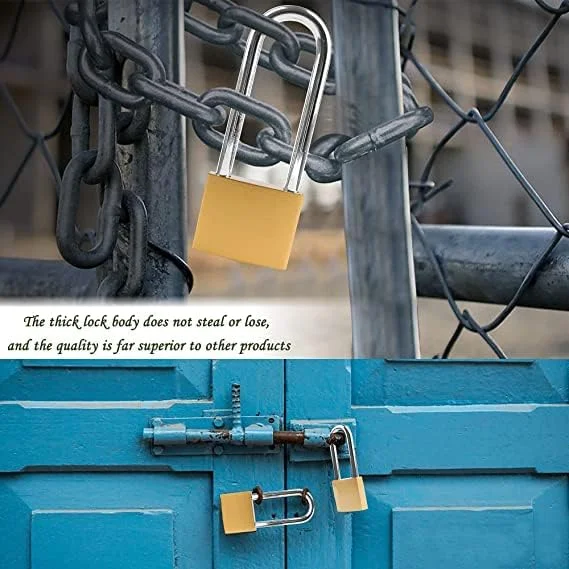 قفل آویز رویال اپکس با میله بلند 38 میلیمتری به همراه کلید - قفل امنیتی بیرونی برای سوله، گاراژ، باغ، دروازه و غیره قفل آویز رویال اپکس با میله بلند 38 میلیمتری به همراه کلید - قفل امنیتی بیرونی برای سوله، گاراژ، باغ، دروازه و غیره