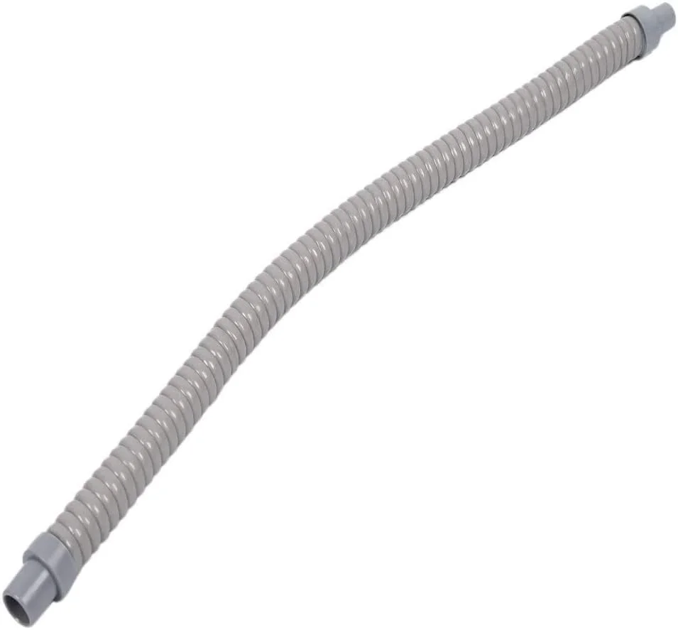 Royal Apex Flexible PVC Hose with Foam Film Inside Air Conditioner Drain Hose Pipe Grey 1 Meter.
