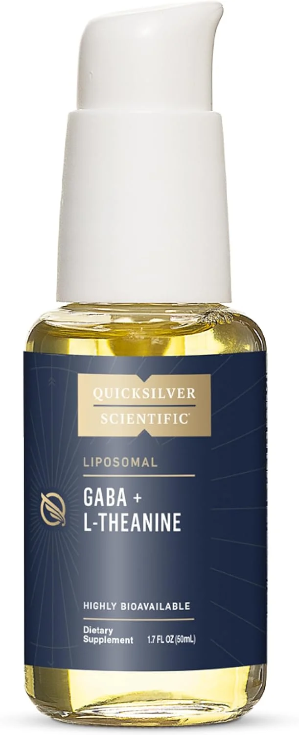 گابا لیپوزومی کوئیک سیلور ساینتیفیک به همراه ال-تیانین - مکمل گابا مایع امولسیون شده برای حمایت از خواب، تمرکز + پاسخ به استرس (50 میلی لیتر)