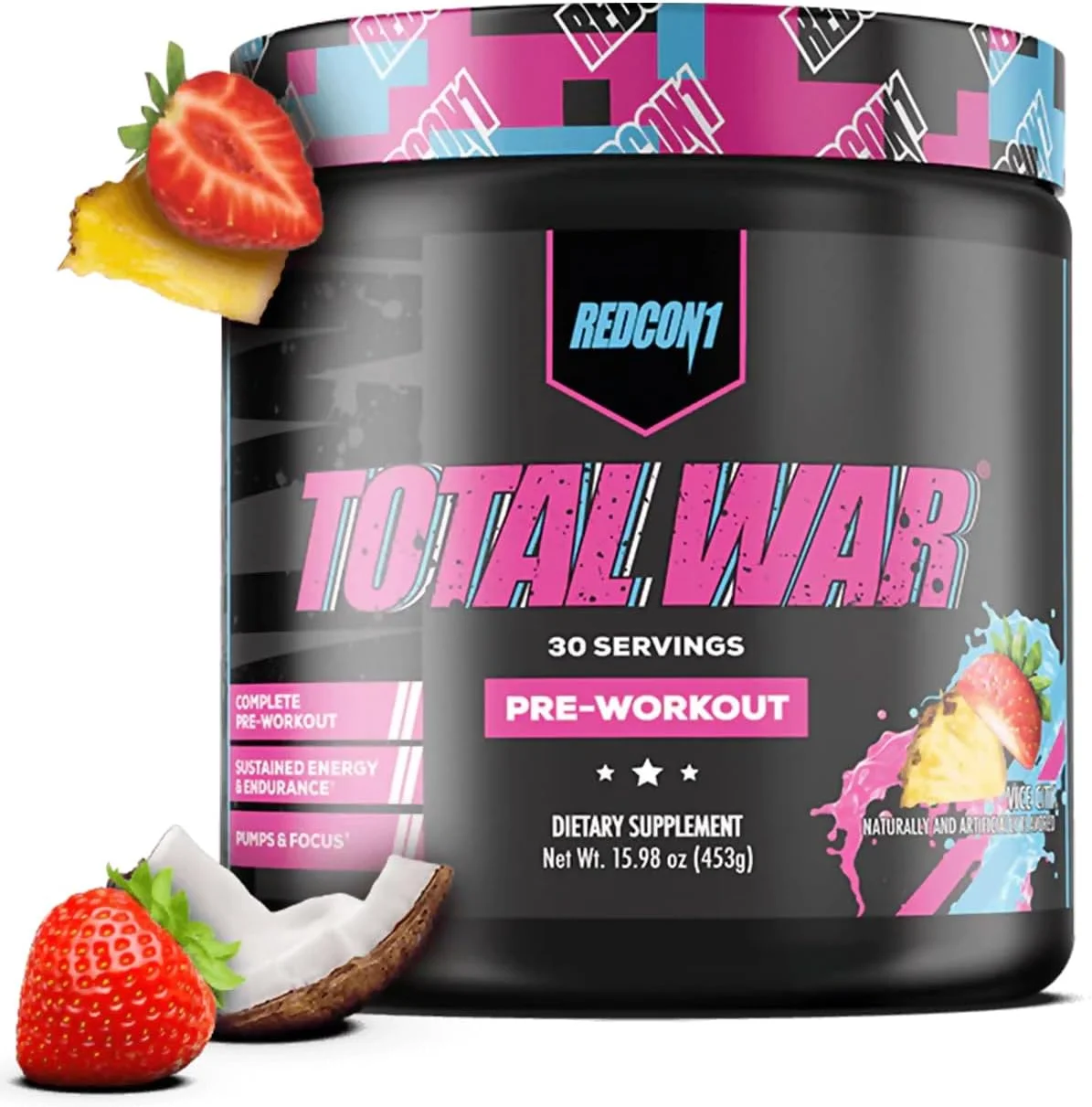 Redcon1 Total War - Pre Workout, 30 Servings (Vice City)