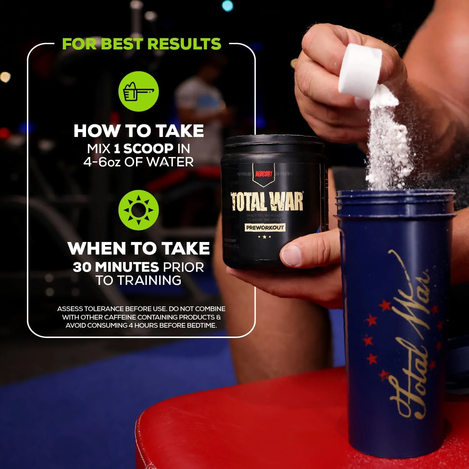 Redcon1 Total War - Pre Workout, 30 Servings (Vice City)
