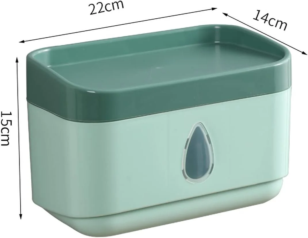 نگهدارنده دستمال توالت OOPP چند منظوره، 4 مشخصات، جنس PP، تحمل وزن تا 20 کیلوگرم، قفسه نگهداری دستمال کاغذی، سفید