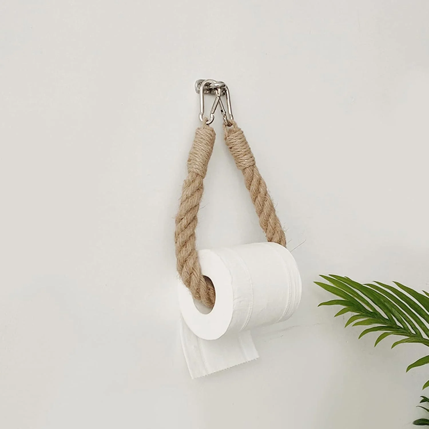 جای دستمال توالت LIU - نگهدارنده حوله دیواری طنابی به سبک دریایی برای دکوراسیون آشپزخانه و حمام خانه های روستایی