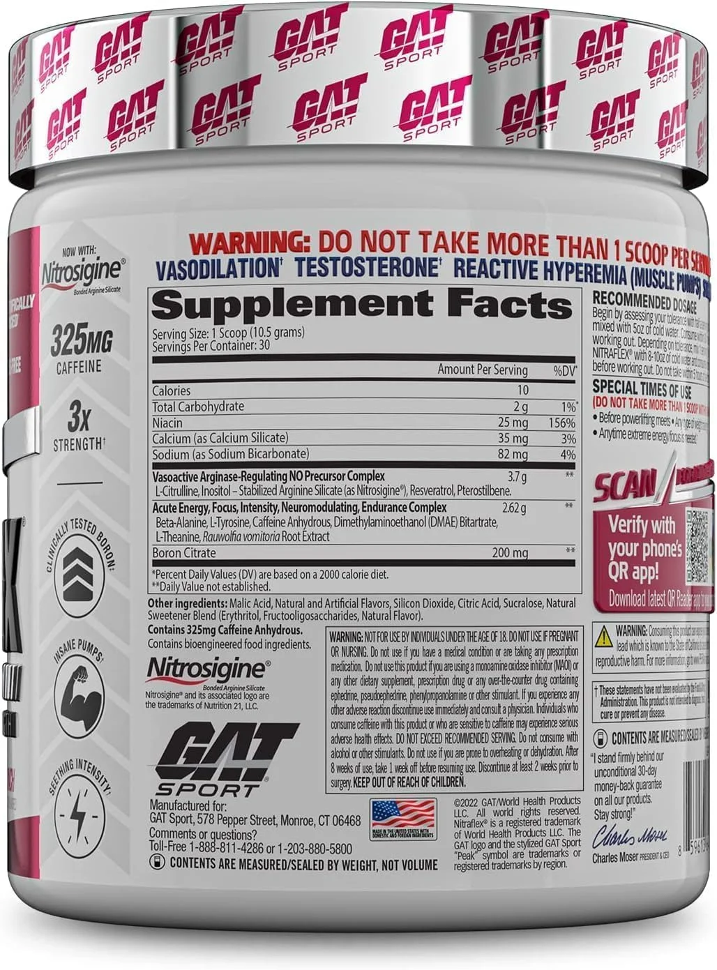 گات اسپورت نیترافلکس (پانچ میوه، 30 سروینگ) گات اسپورت نیترافلکس (پانچ میوه، 30 سروینگ)