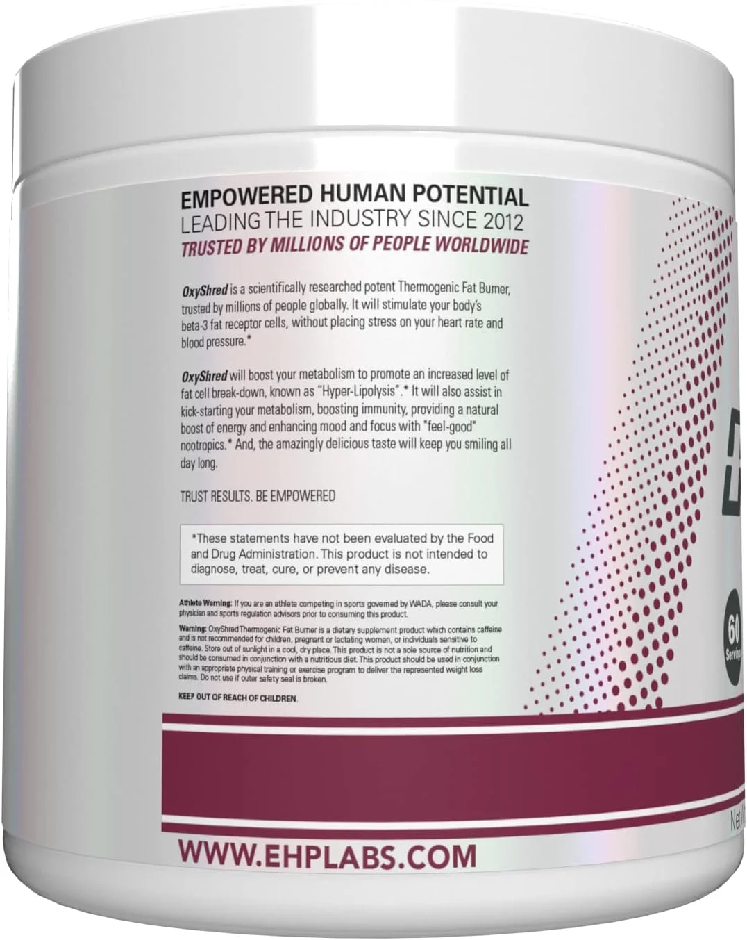 چربی سوز ترموژنیک OxyShred ای اچ پی لبز - مکمل کاهش وزن، تقویت کننده انرژی، قبل از تمرین، تقویت کننده متابولیسم، دفع آب انبه 60 سروینگ (پشن فروت) چربی سوز ترموژنیک OxyShred ای اچ پی لبز - مکمل کاهش وزن، تقویت کننده انرژی، قبل از تمرین، تقویت کننده متابولیسم، دفع آب انبه 60 سروینگ (پشن فروت)