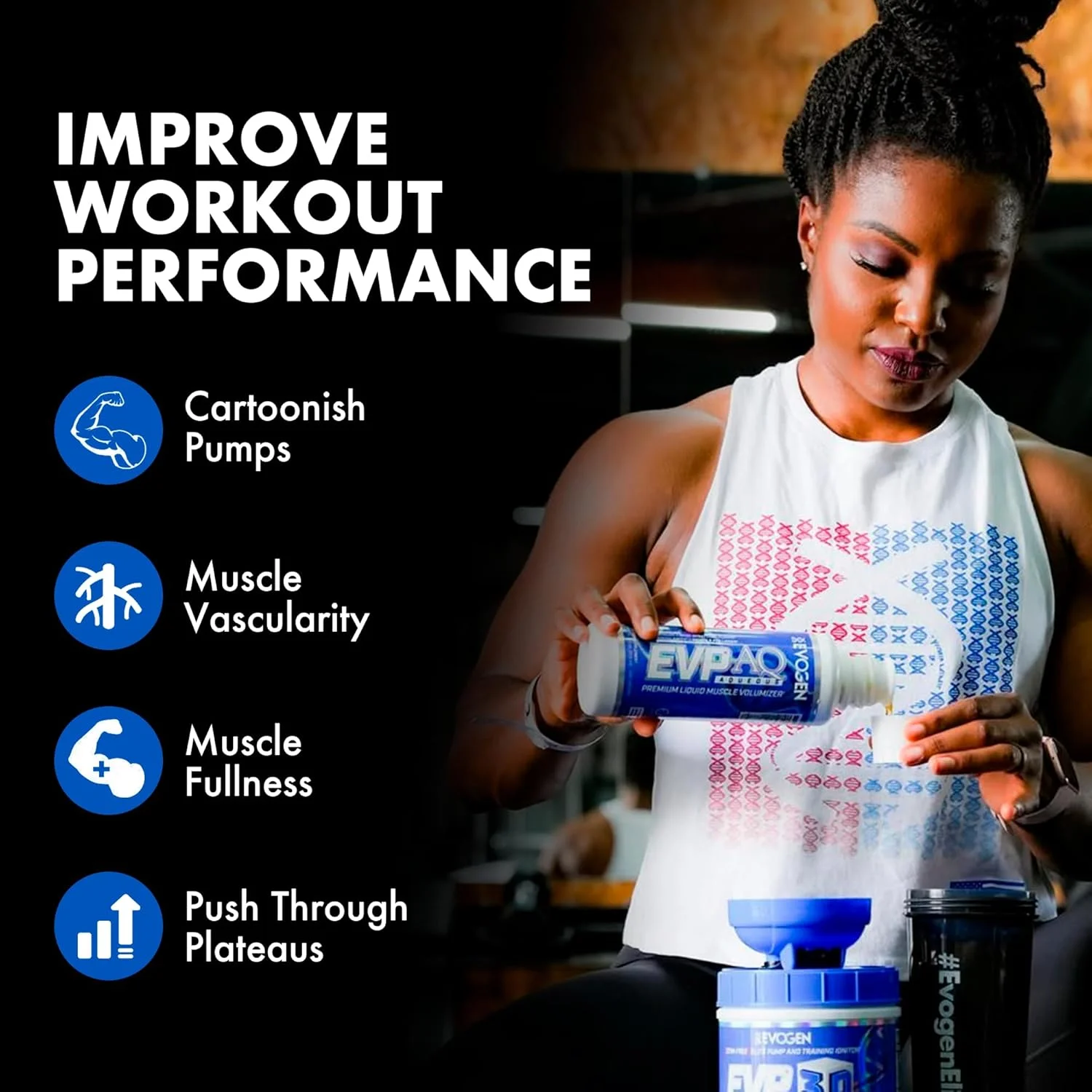 اووژن EVP AQ - حجم دهنده عضلات گلیسرول مایع | مکمل قبل از تمرین برای پمپ، عروق و هیدراتاسیون | مکمل قبل از تمرین ممتاز برای مردان و زنان | بدون طعم | 473 میلی لیتر اووژن EVP AQ - حجم دهنده عضلات گلیسرول مایع | مکمل قبل از تمرین برای پمپ، عروق و هیدراتاسیون | مکمل قبل از تمرین ممتاز برای مردان و زنان | بدون طعم | 473 میلی لیتر