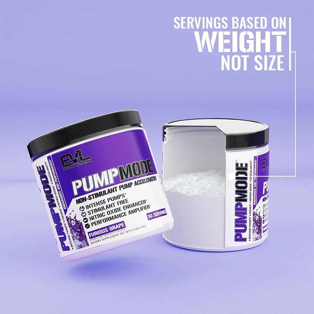 مکمل اکسید نیتریک Evlution Nutrition Pump Mode (انگور خشمگین) مکمل اکسید نیتریک Evlution Nutrition Pump Mode (انگور خشمگین)