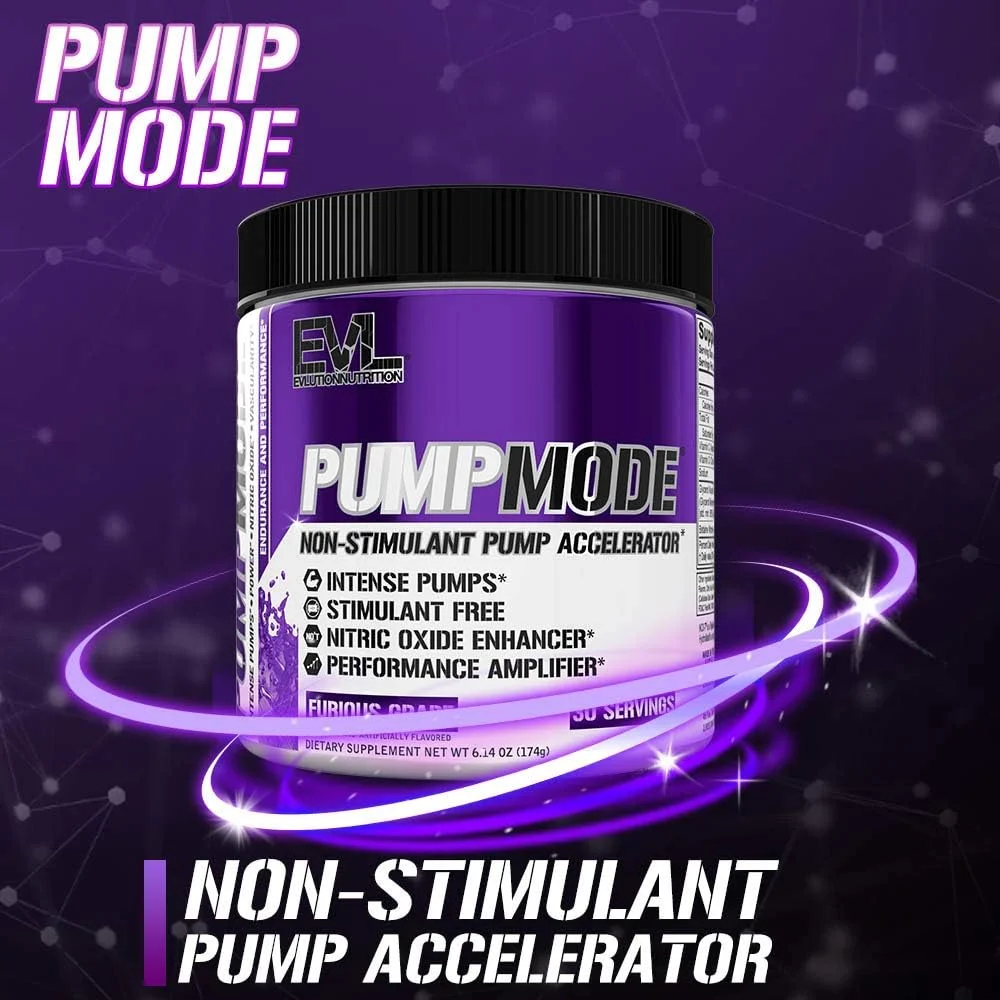 مکمل اکسید نیتریک Evlution Nutrition Pump Mode (انگور خشمگین) مکمل اکسید نیتریک Evlution Nutrition Pump Mode (انگور خشمگین)