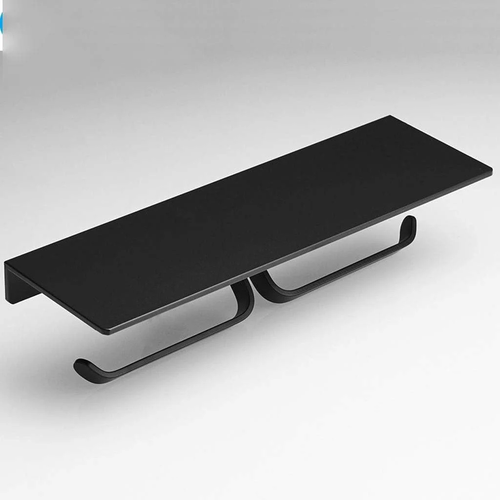 Toilet Paper Holders,Black Mobile Phone Paper Roll Holder,Toilet Paper Roll Box Mobile Phone Holder Paper Present
