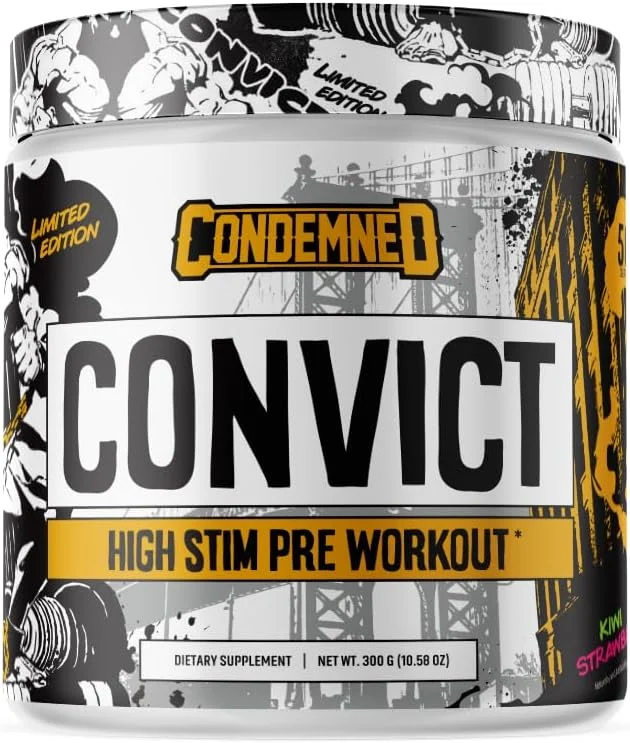 CONDEMNED CONVICT STIM PRE-WORKOUT KIWI STRAWBERRY