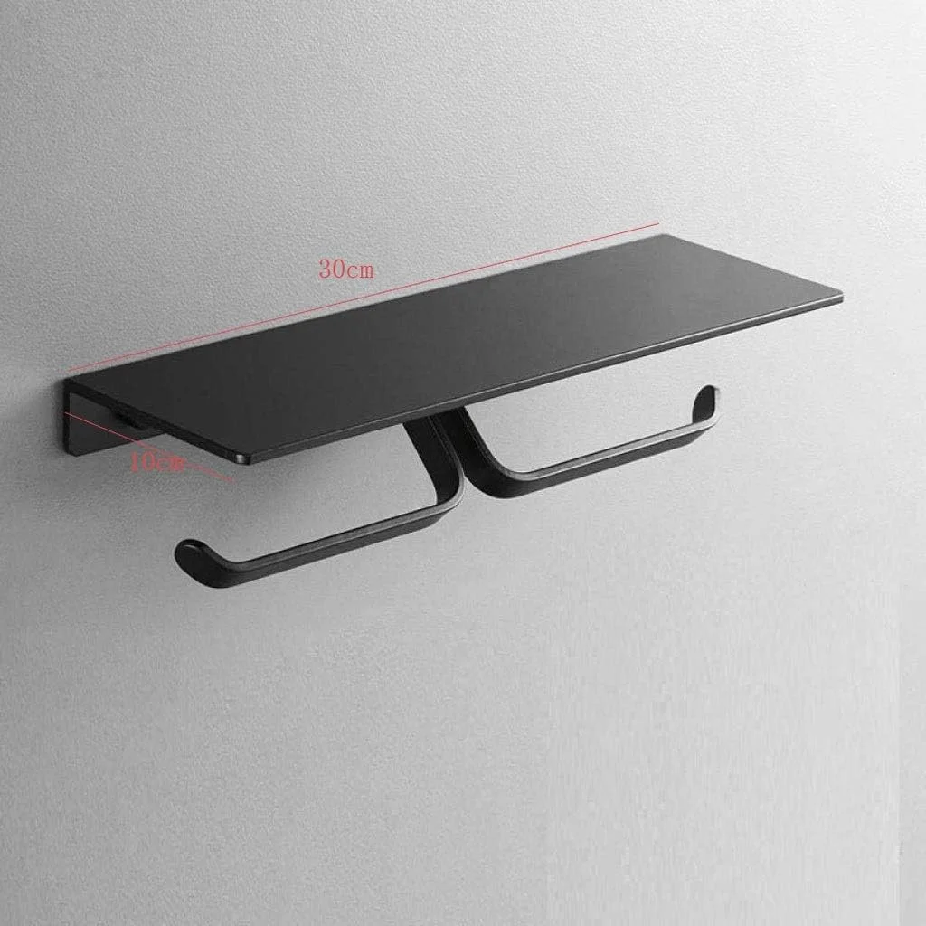 Toilet Paper Holders,Black Mobile Phone Paper Roll Holder,Toilet Paper Roll Box Mobile Phone Holder Paper Present