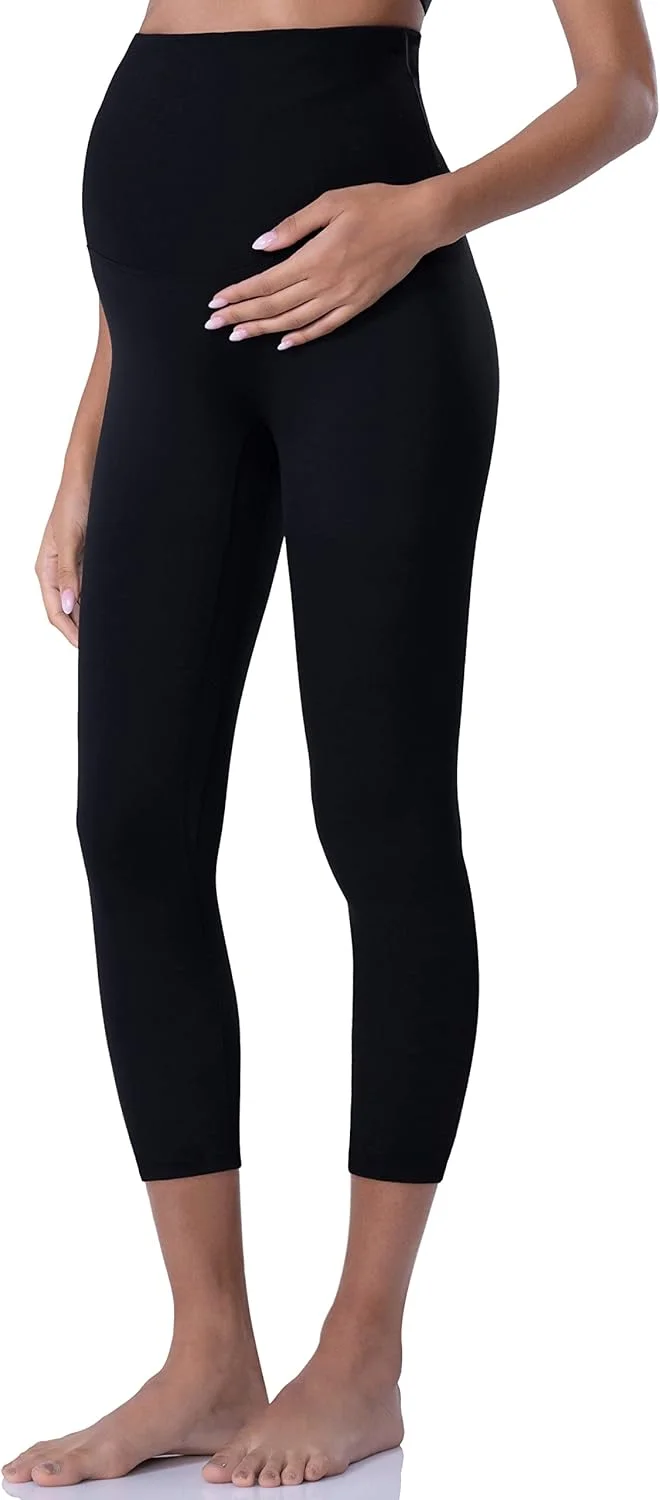 لگینگ بارداری زنانه POSHDIVAH، شلوار یوگا بارداری روی شکم، لباس ورزشی و لگینگ تمرینی