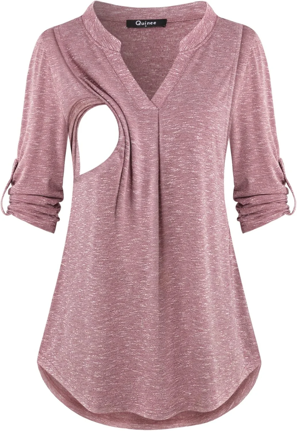 تاپ شیردهی Quinee، بلوز بارداری آستین سه ربع زنانه تاپ شیردهی Quinee، بلوز بارداری آستین سه ربع زنانه