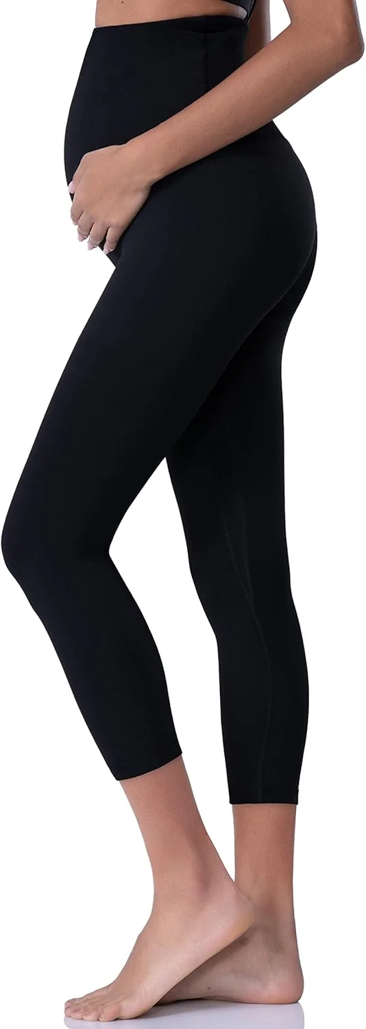 لگینگ بارداری زنانه POSHDIVAH، شلوار یوگا بارداری روی شکم، لباس ورزشی و لگینگ تمرینی
