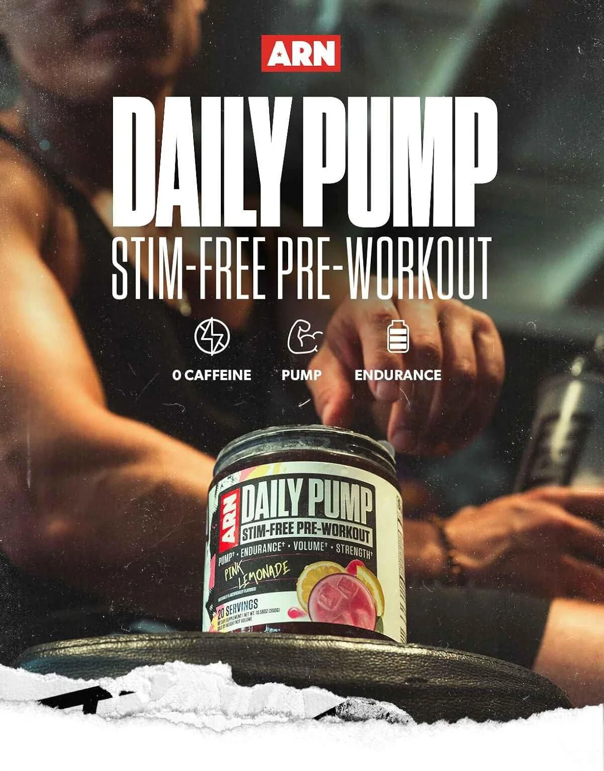 آرمز ریس نوتریشن | ARN | مکمل پمپ روزانه بدون محرک (20 سروینگ، پانچ)