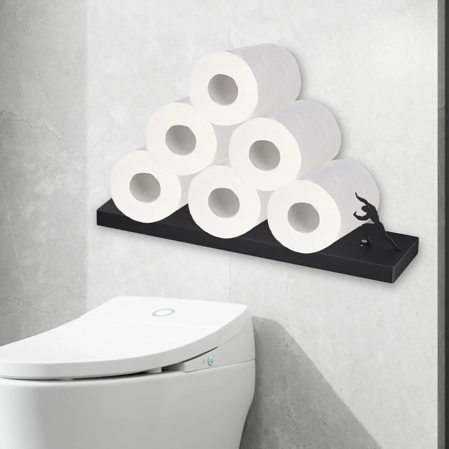 نگهدارنده کاغذ توالت، نگهدارنده ذخیره سازی کاغذ توالت، نگهدارنده دیواری خنده دار کاغذ توالت، نگهدارنده کج رول توالت برای رول های دستمال کاغذی، دستمال مرطوب، حوله نگهدارنده کاغذ توالت، نگهدارنده ذخیره سازی کاغذ توالت، نگهدارنده دیواری خنده دار کاغذ توالت، نگهدارنده کج رول توالت برای رول های دستمال کاغذی، دستمال مرطوب، حوله