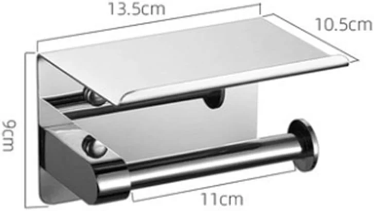 جا دستمال کاغذی توالت، جا رولی دستمال توالت استیل ضد زنگ، با سینی