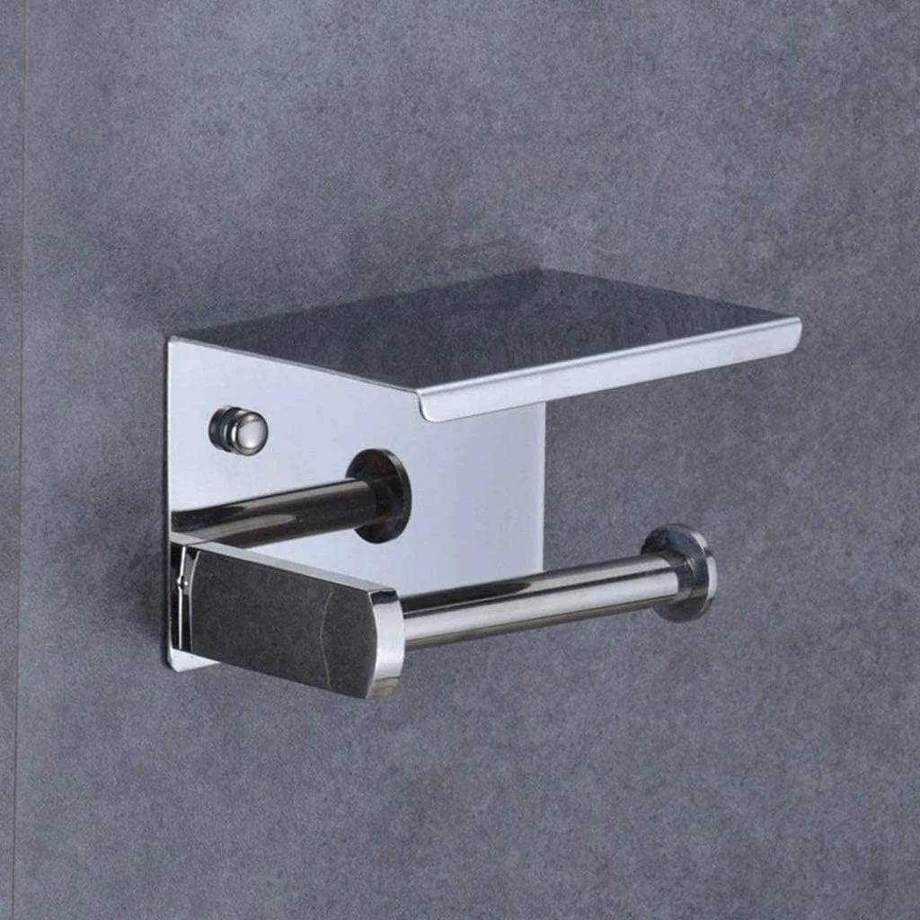 جا دستمال کاغذی توالت، جا رولی دستمال توالت استیل ضد زنگ، با سینی