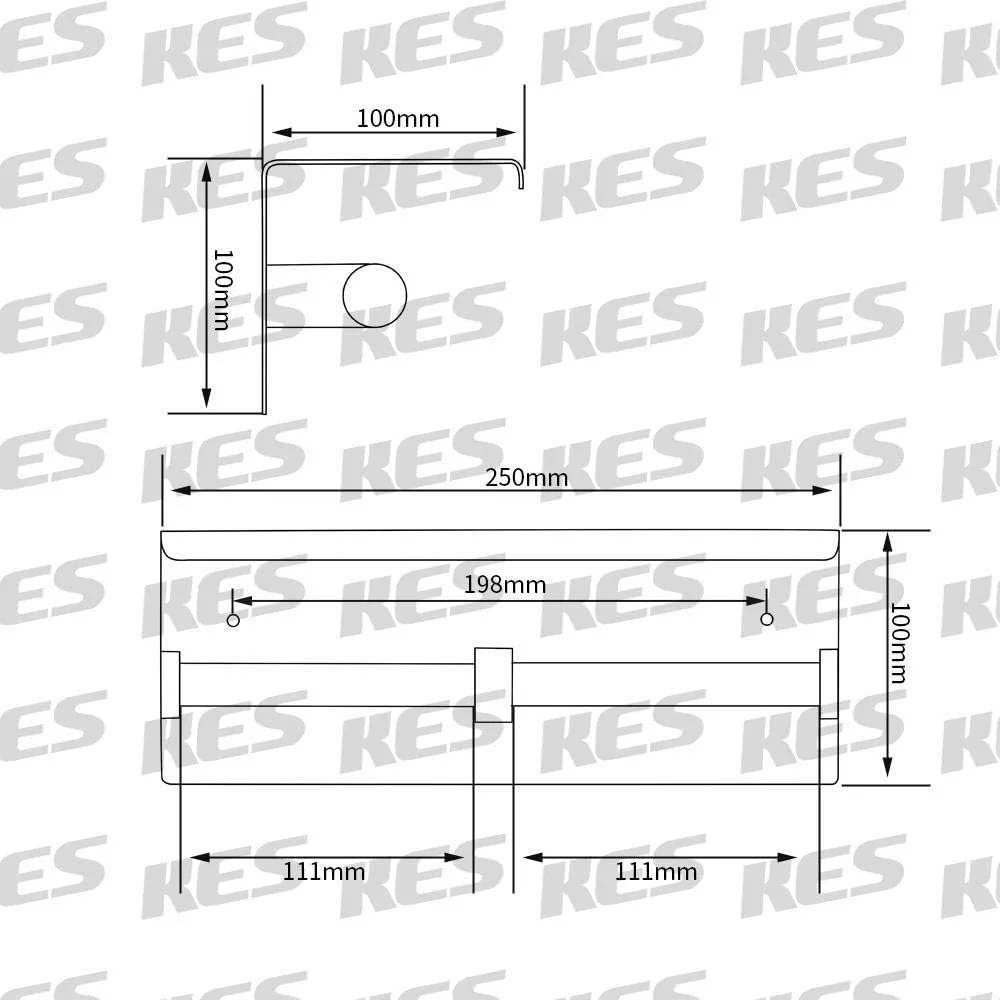 Dual Toilet Paper Holder Stainless Steel Bathroom Double Tissue Paper Towel Roll Holder