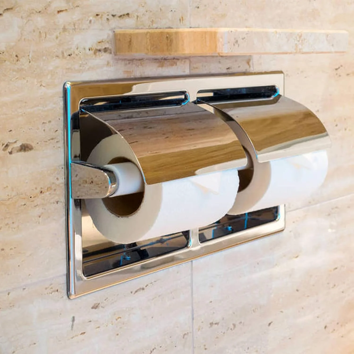 نگهدارنده دستمال توالت 3 عددی، نگهدارنده رول دستمال کاغذی پلاستیکی، فنری، جایگزین توالت فرنگی