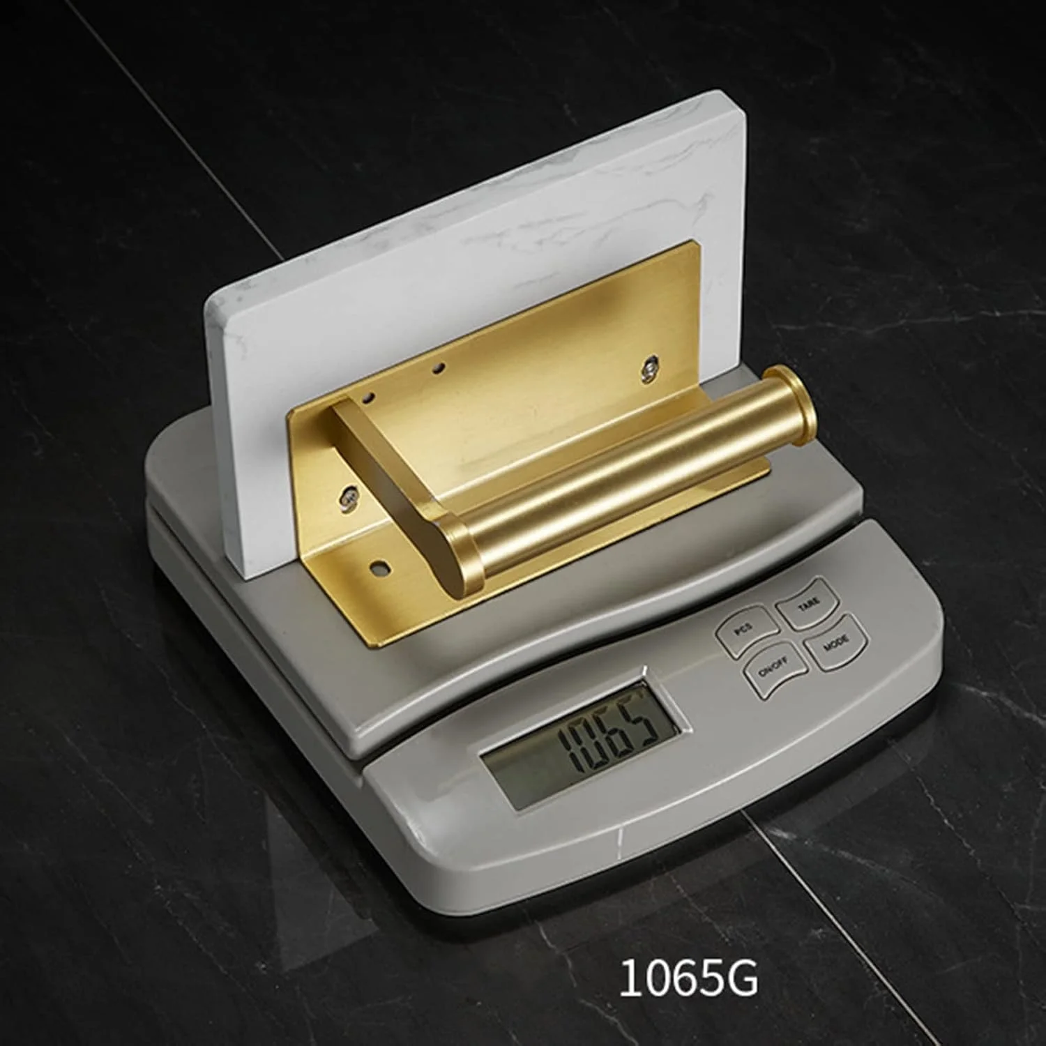 جا دستمال کاغذی توالت با قفسه مرمری، نگهدارنده رول دستمال کاغذی دیواری، نگهدارنده رول دستمال توالت حمام با قفسه مرمری برای نگهداری، مشکی