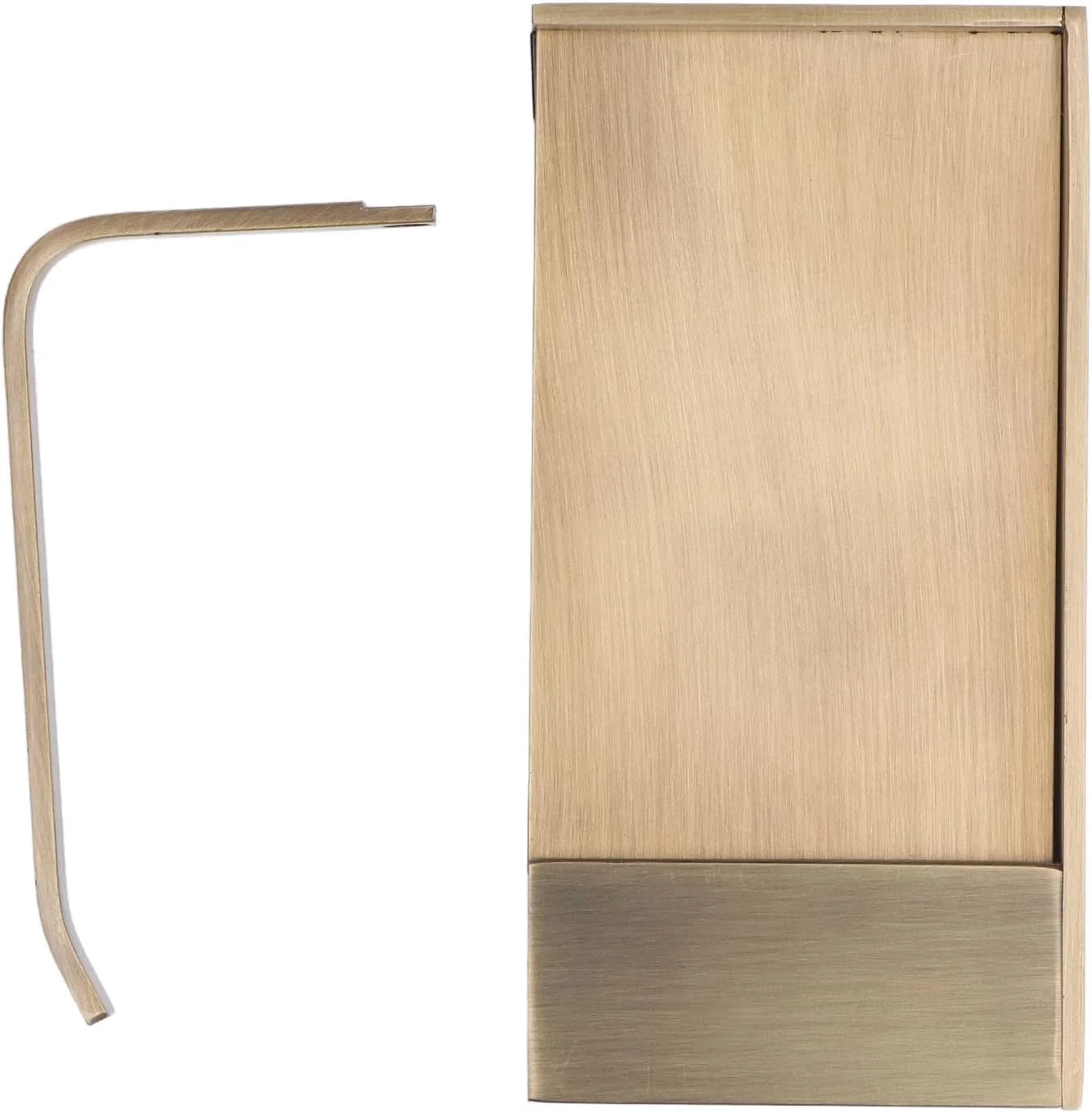 جا کاغذی توالت با قفسه، جا کاغذی توالت طلایی نصب آسان با روکش طلایی مس خالص مناسب برای اکثر رول های کاغذی Leunlee