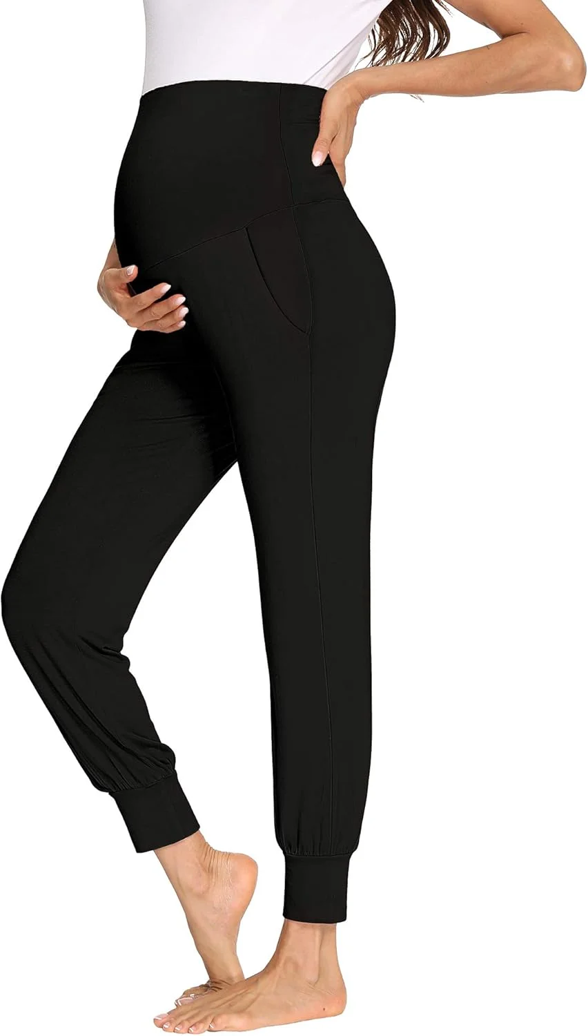 شلوار جین بارداری زنانه فیتگلم، شلوار جین کشی بارداری، شلوار جین تنگ زنانه با جیب