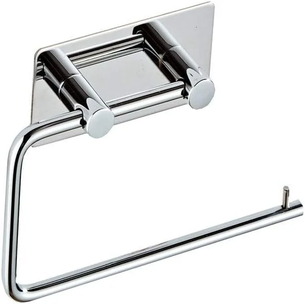 جا دستمال کاغذی دیواری ساده با چسب 3M استیل ضد زنگ