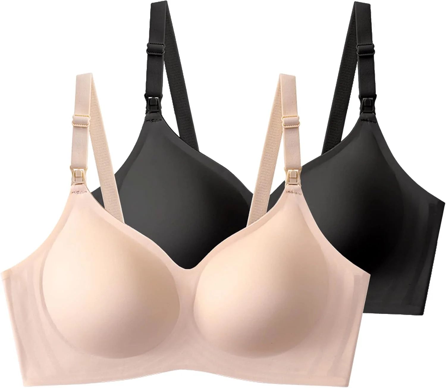 سوتین شیردهی بدون درز و تنفسی Eellanzzio، لباس زیر و لباس خواب نرم برای شیردهی راحت