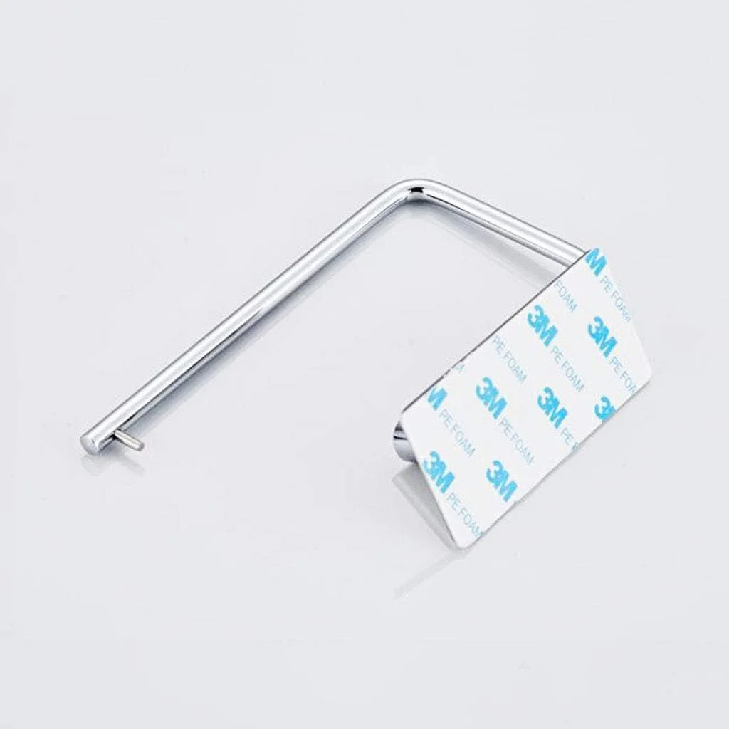 جا دستمال کاغذی دیواری ساده با چسب 3M استیل ضد زنگ