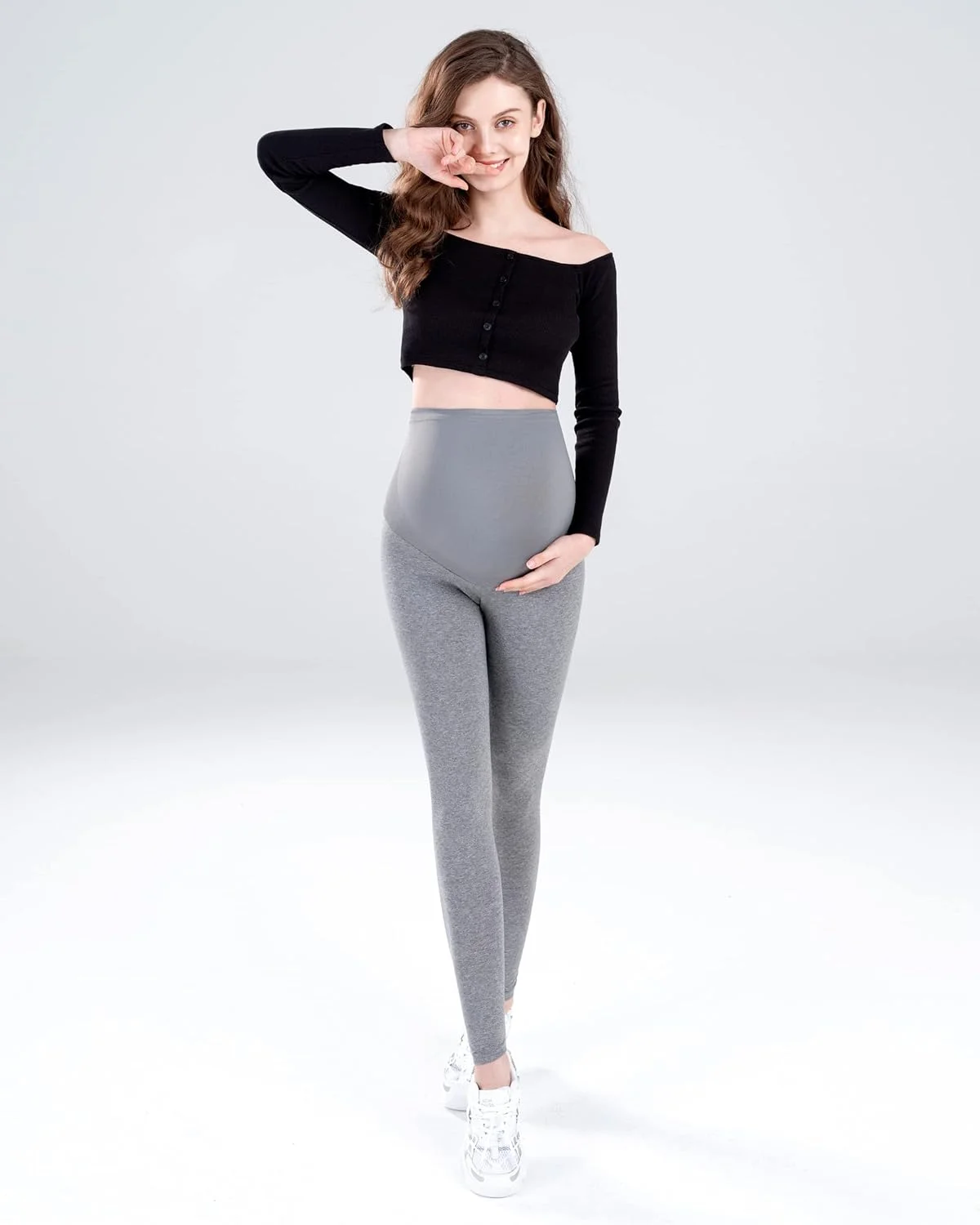 لگینگ بارداری Eellanzzio، مناسب دوران بارداری، نرم و راحت