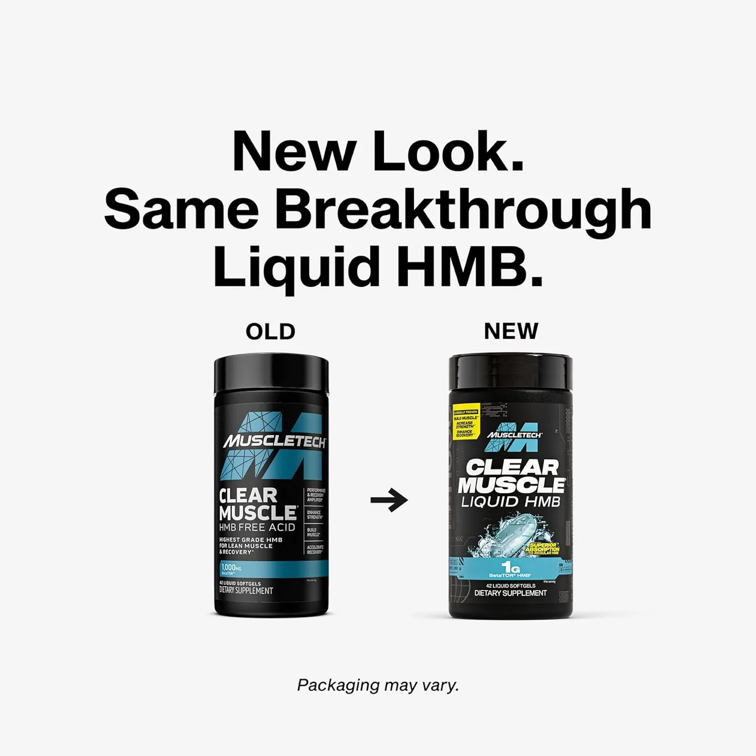 ماسل تک Clear Muscle HMB Free Acid بالاترین گرید HMB، پشتیبانی از قدرت و ریکاوری عضلات با 1000 میلی گرم بتاتور، تسریع ریکاوری و کمک به کاهش تجزیه عضلات، سافت ژل مایع 42 عددی ماسل تک Clear Muscle HMB Free Acid بالاترین گرید HMB، پشتیبانی از قدرت و ریکاوری عضلات با 1000 میلی گرم بتاتور، تسریع ریکاوری و کمک به کاهش تجزیه عضلات، سافت ژل مایع 42 عددی