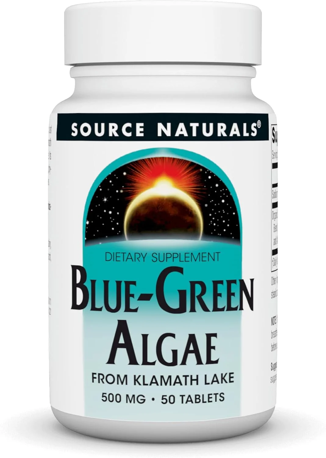 Source Naturals جلبک سبز-آبی خشک شده انجمادی 500 میلی گرم 50 قرص