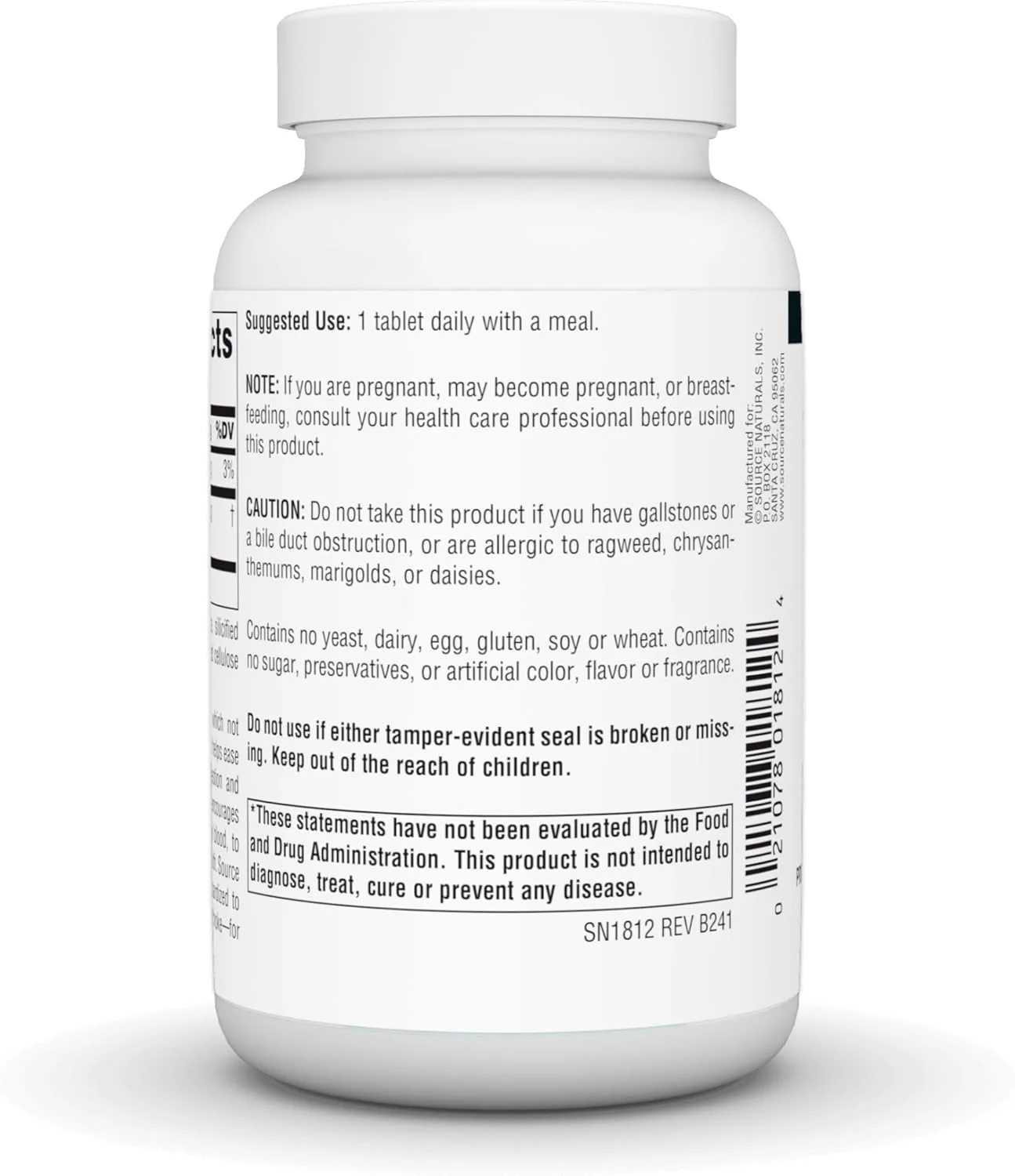 عصاره آرتیشو Source Naturals، 180 قرص (500 میلی گرم) 124847 عصاره آرتیشو Source Naturals، 180 قرص (500 میلی گرم) 124847