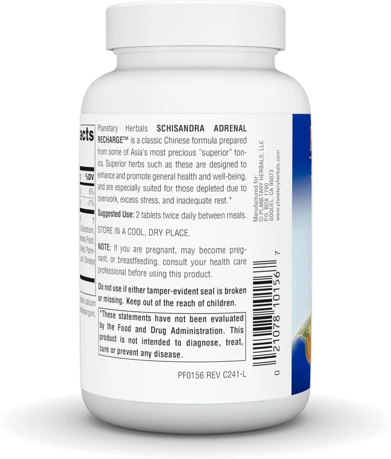 کمپلکس شیساندرا آدرنال Planetary Herbals 710 میلی گرم با ریزوم یام، اسکلروتیوم پوریا و موارد دیگر - 120 قرص کمپلکس شیساندرا آدرنال Planetary Herbals 710 میلی گرم با ریزوم یام، اسکلروتیوم پوریا و موارد دیگر - 120 قرص