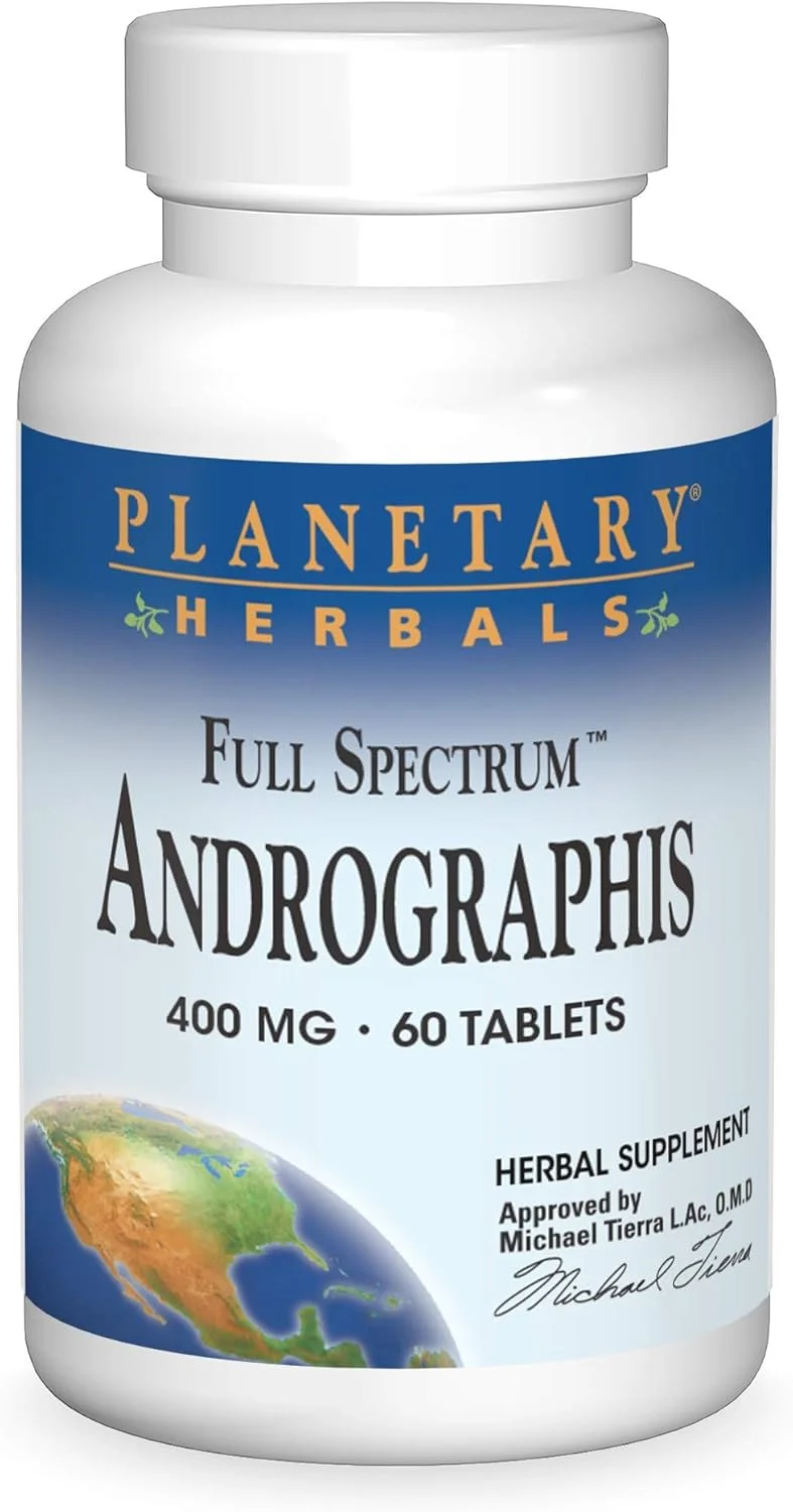 قرص آندروگرافی فول اسپکتروم Planetary Herbals 400 میلی گرم، 60 عدد