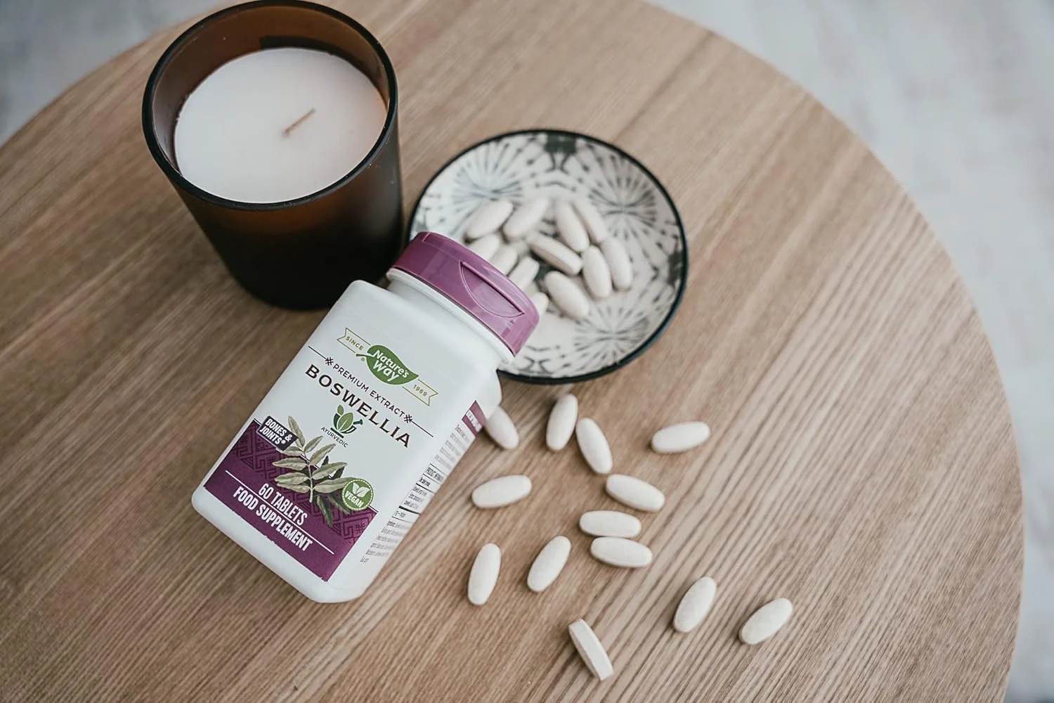 بوسولیا استاندارد شده Nature's Way، 307 میلی گرم، 60 قرص بوسولیا استاندارد شده Nature's Way، 307 میلی گرم، 60 قرص