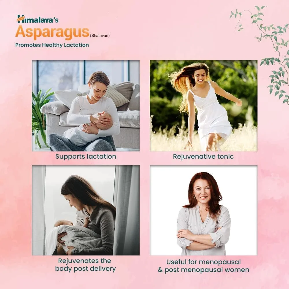 هیمالیا مارچوبه 60 کپسول (شاتاواری)؛ پشتیبانی از شیردهی سالم، پشتیبانی از سلامت زنان؛ طبیعی