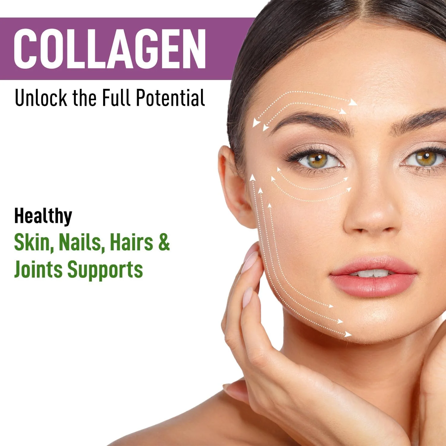 کلاژن Herbal max برای تقویت ترمیم و بازسازی پوست برای پوستی جوان و درخشان - 120 قرص 800 میلی گرمی، بسته 2 عددی