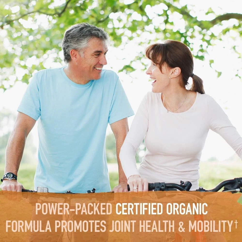 Garden of Life mykind Organics قرص های زردچوبه با حداکثر قدرت برای مفاصل و پشتیبانی از تحرک، 30 عدد - 500 میلی گرم کورکومین (95% کورکومینوئیدها) فلفل سیاه - مکمل های گیاهی ارگانیک غیر GMO، وگان و بدون گلوتن