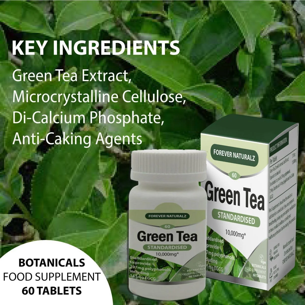 قرص چای سبز 100% خالص Forever Naturalz با اسپیرولینا - بهترین چربی سوز و لاغری - پشتیبانی از مدیریت کاهش وزن قرص چای سبز 100% خالص Forever Naturalz با اسپیرولینا - بهترین چربی سوز و لاغری - پشتیبانی از مدیریت کاهش وزن