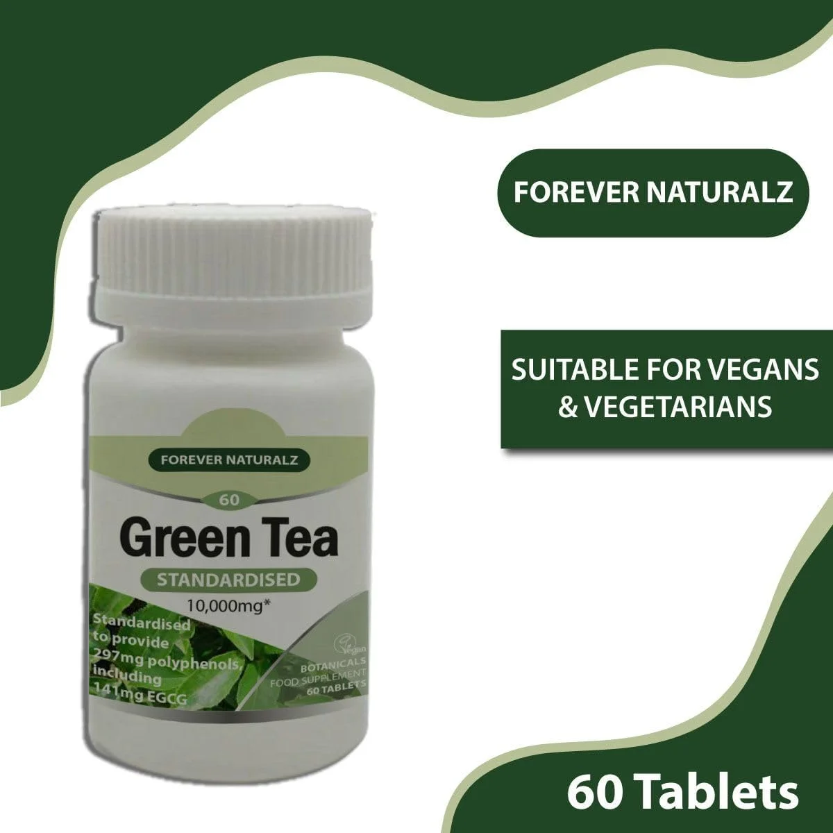 قرص چای سبز 100% خالص Forever Naturalz با اسپیرولینا - بهترین چربی سوز و لاغری - پشتیبانی از مدیریت کاهش وزن قرص چای سبز 100% خالص Forever Naturalz با اسپیرولینا - بهترین چربی سوز و لاغری - پشتیبانی از مدیریت کاهش وزن